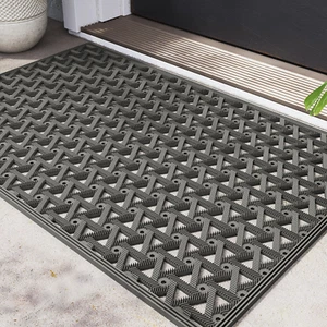 Front Door Mats Non Slip Winter Snow Dirt Trapping Waterproof Doormat Floor Mat - Picture 1 of 14
