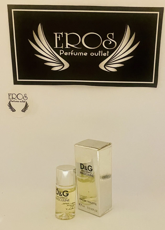 D&G 男性 Dolce & Gabbana 4 毫升/.13 盎司 EDT Splash Mini,全新带盒 — 第 1/1 张图片