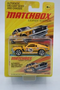 2010 Matchbox Lesney Edition '70 Ford Mustang Boss 302 Yellow Carded Nice!! - Picture 1 of 9