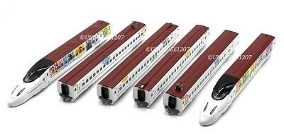 N Scale Tomix JR Kyushu 800-1000 Shinkansen/Bullet Train 6-Car Set Disney Paint - Image 1 of 4
