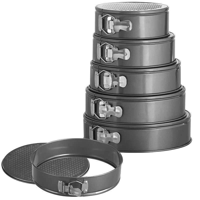 5er-Set antihaft-beschichtete Springformen, Ø 18/20/22/24/26 cm - Bild 1 von 4