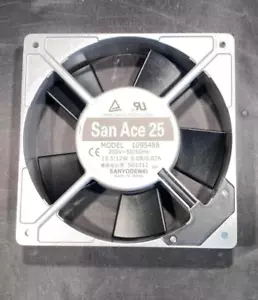 Sanyo SAN ACE 25 109S488 200V 13.5/12W 0.08/0.07A 120X25MM Cooling Fan (167) - Picture 1 of 6