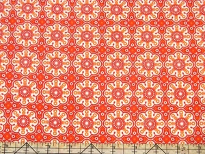 Anthology Folk Life Star Floral PR107 orange Stoff - Bild 1 von 1