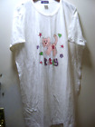 Simex Adult Women's Dress 100% Cotton White One Sz Made In India