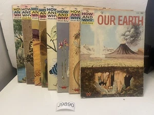 THE HOW AND WHY WONDER Lot 8 Books- Paperback Editions Vintages - Picture 1 of 18