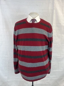 FALL/WINTER The North Face Men's Red Striped Crewneck Sweater XL $178 - Picture 1 of 8