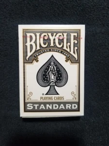 Mazo índice estándar de cartas de bicicleta, (espalda negra) ¡Nuevo, sellado! - Imagen 1 de 4