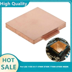 CPU Copper Cover (PC) for LGA 115X i5 i7 3770K 4790K 6700K 7700K 8700K 9900K HAU - Picture 1 of 6