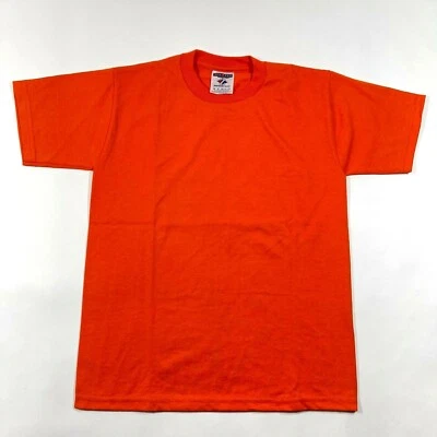 Camiseta JERZEES Niños Jóvenes M 10-12 Naranja Cuello Redondo 50/50 Mezcla Manga Corta Foto 1 de 4