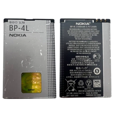 Batería BP-4L Repuesto 1500mAh para Nokia E61i E63 E90 E95 E71 6650F N97 N810 Foto 1 de 4