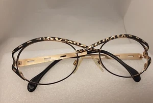 Marco de gafas de sol Cazal MOD 995 COL.529 54□20 135 negro y dorado - Imagen 1 de 9