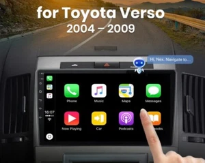 RADIO 2 DIN 9" PARA TOYOTA COROLLA VERSO BLUETOOTH NAVEGADOR WI-FI GPS 1/16 - Imagen 1 de 6