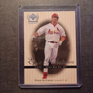 1999 Upper Deck Century Legends Epic Milestones #EM4 Mark McGwire