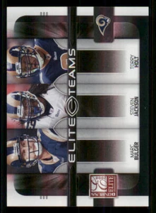 2008 Donruss Elite Teams Black #20 Marc Bulger/Steven Jackson/Torry Holt /800 - Picture 1 of 2