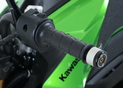 Kawasaki Z125 PRO 2016-2018 R&G Bar End Sliders BE0088BK - Image 1 of 4