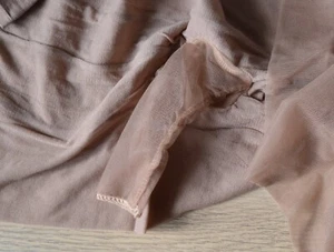 Männer Nylon Strumpfhose braun glänzend mit Penishülle offen 15 DEN Gr.: S/M - Bild 1 von 4