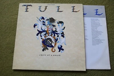 JETHRO TULL – CREST OF A KNAVE LP – Nr MINT 1987  PROG - Image 1 of 2