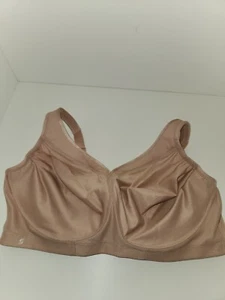 Sujetador deportivo sin costuras Glamorise Magic Lift 1006 TALLA 44DD Café #B78 - Imagen 1 de 3