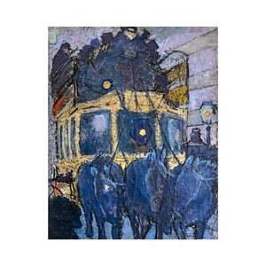 Pierre Bonnard, Omnibus, L'omnibus, 1895, Canvas Print, 32" x 40" + Border - Picture 1 of 10