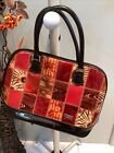Serenade Beverly Hills Collection Handbag Patchwork Cowhide  Leather 34 X 16Cm