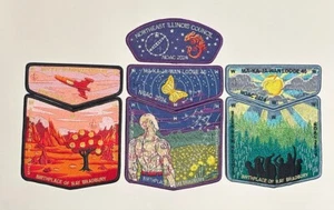 NOAC 2024 OA BSA PATCHES MA-KA-JA-WAN LODGE FANTASY THEME W/ CSP 7-PIECE RARE - Picture 1 of 2
