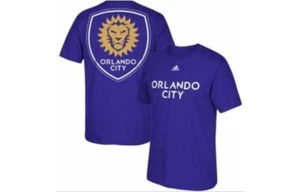 adidas Youth Orlando City SC Big Badge Fan Shirt- Purple, XL (18) - Picture 1 of 11