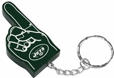 New York Jets #1 Foam Finger Keychain
