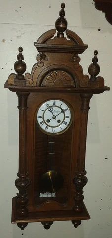 Antique Art Nouveau Zochlar Korneuburg Vienna Regulator Wall Chime Clock Working Cover