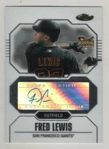 2007 Topps Finest #164 Fred Lewis San Francisco Giants RC Auto Autograph BV$10 - Picture 1 of 1