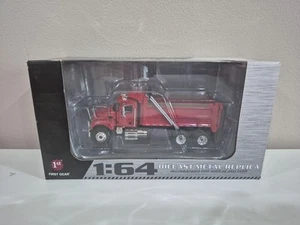 1/64 First Gear 60-0390 Die Cast Mack Granite Dump Truck Red 2018 RARE E4 - Picture 1 of 3