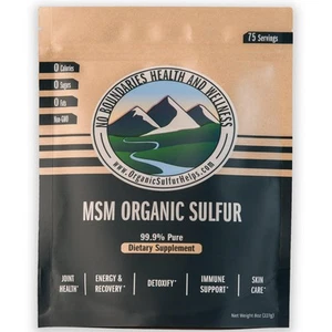 MSM Organic Sulfur Crystals by No Boundaries Health and Wellness – All-Natura... - Picture 1 of 8