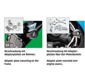 LSL Crash Pad Mounting Kit For Suzuki GSF 1200 2001 - 2007 - Picture 1 of 1