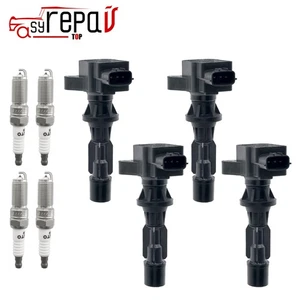 4X Ignition Coil+Iridium Spark Plug For 2004-2015 Mazda 3 2.0L L4 - Foto 1 di 9