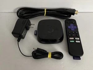 Transmisor multimedia Roku 3 HD modelo 4230X con cable de alimentación + HDMI + control remoto - probado - Imagen 1 de 11