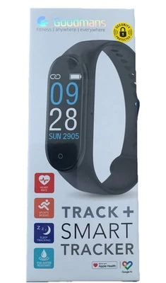 Goodmans Track+ Plus Smart Fitness Tracker Watch - Image 1 of 4
