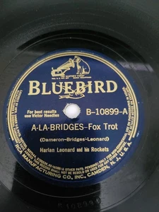78 HARLAN LEONARD & His Rockets BLUEBIRD 10899 A-La-Bridges VG+ - Picture 1 of 2