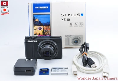 Olympus Stylus XZ-10 Compact Digital Camera 12.0MP 5x Black from JAPAN *1294 - Image 1 of 4