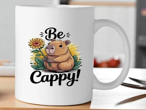 Capybara Funny Designs 11oz Ceramic Mug Various Designs Available (UV Printed) - Picture 1 of 11
