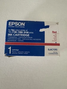 Epson TM J7100 J9100 Series Tintenstrahldrucker Rot Tintenpatrone C33S020463 - NOS - Bild 1 von 8