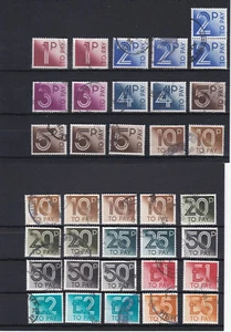 Sammlung von 1982-2000 britischen Briefmarken ""zu bezahlen - Bild 1 von 1