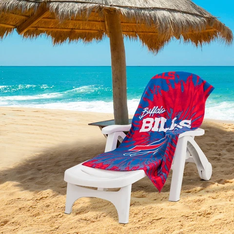 Buffalo Bills Beach Towel Psychedelic 30" x 60" Cover