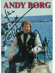 Autograph Card by Andy Borg Original Signature (CC11) (55) - Picture 1 of 2