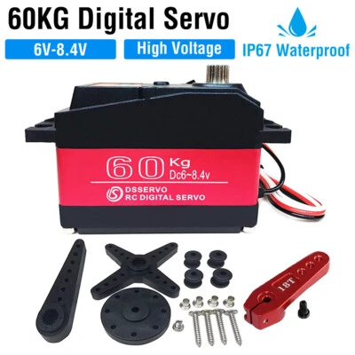 DS5160 60KG Digital Servo 8.4V Metallgetriebe High Speed 1/5 Baja Servos - Bild 1 von 4