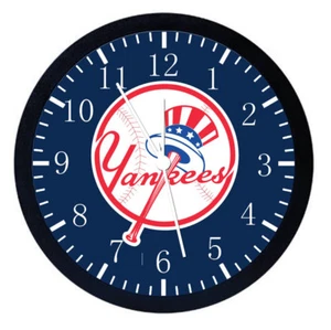 Reloj de pared New York Yankees marco negro W103 - Imagen 1 de 1