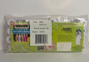 WONDER HANGER 8 PACK - Triples Closet Space- As Seen on TV - New - Picture 1 of 2