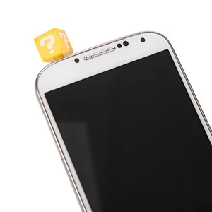 Super Mario Bros Smartphone Audio Jack Dust Plug Cover - Question Block - Picture 1 of 1
