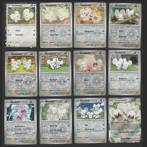 Tandemaus Maushold Pokemon Card Collection Set of 12 Holo EX Deck Building NM - Picture 1 of 1