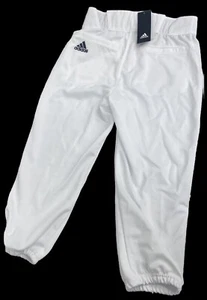 NEW W/ TAGS Adidas Yicon Pro KLP Baseball Pants, White, Size Youth Extra Large - Picture 1 of 3