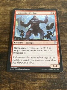 Rampaging Cyclops 139/269 Dominaria Magic the Gathering MTG B11274* - Picture 1 of 1