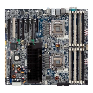 SERVER MAINBOARD HP 591182-001 2x LGA1366 12x DDR3 PCIe PCI SATA FÜR HP Z800 - Bild 1 von 3